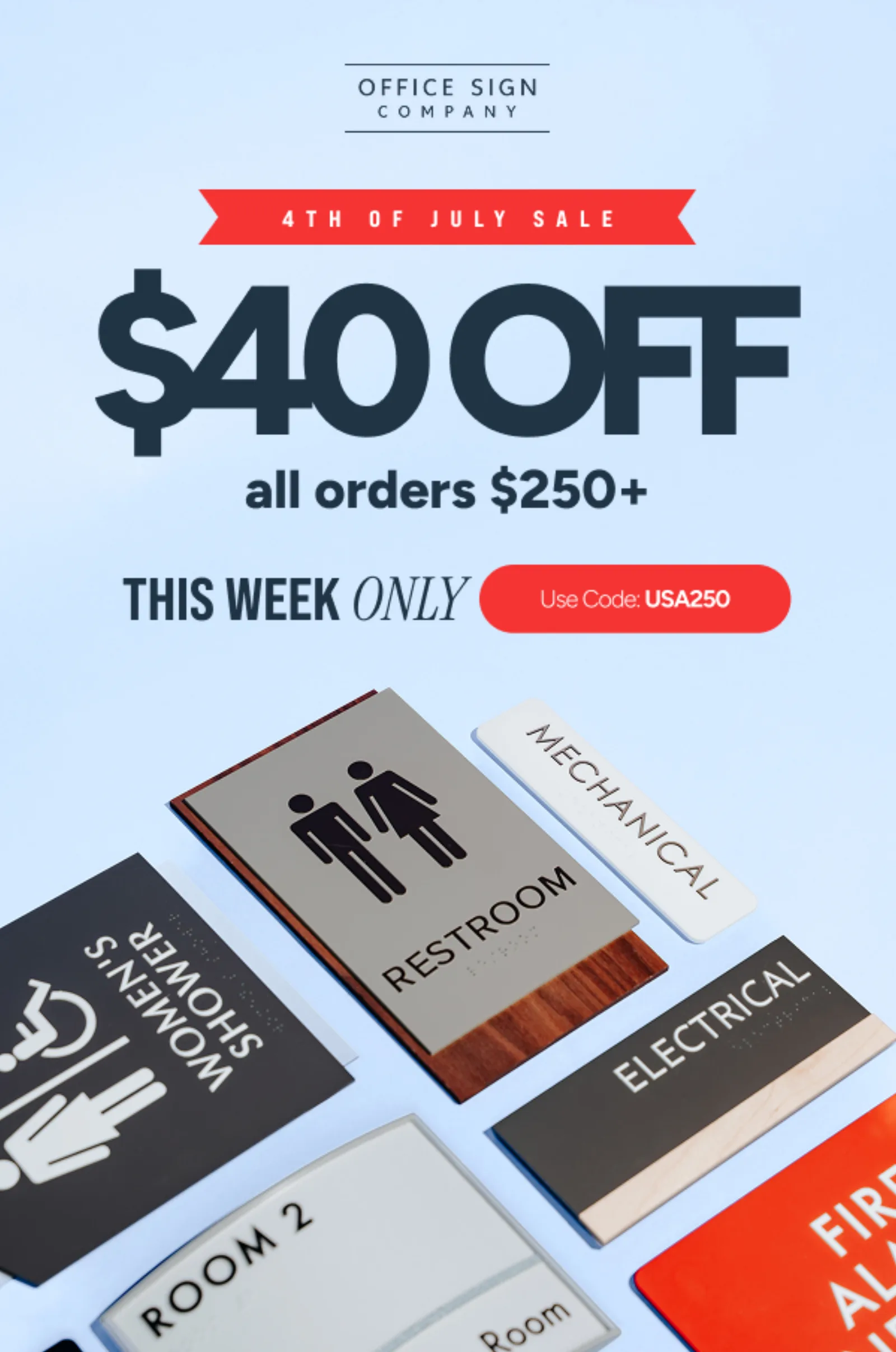 AdShark ad creative — 4th Of July Email