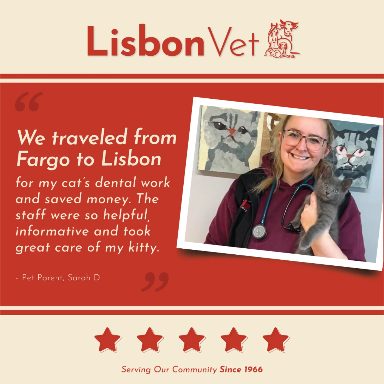 AdShark ad creative — Lisbon Vet General Awareness 2