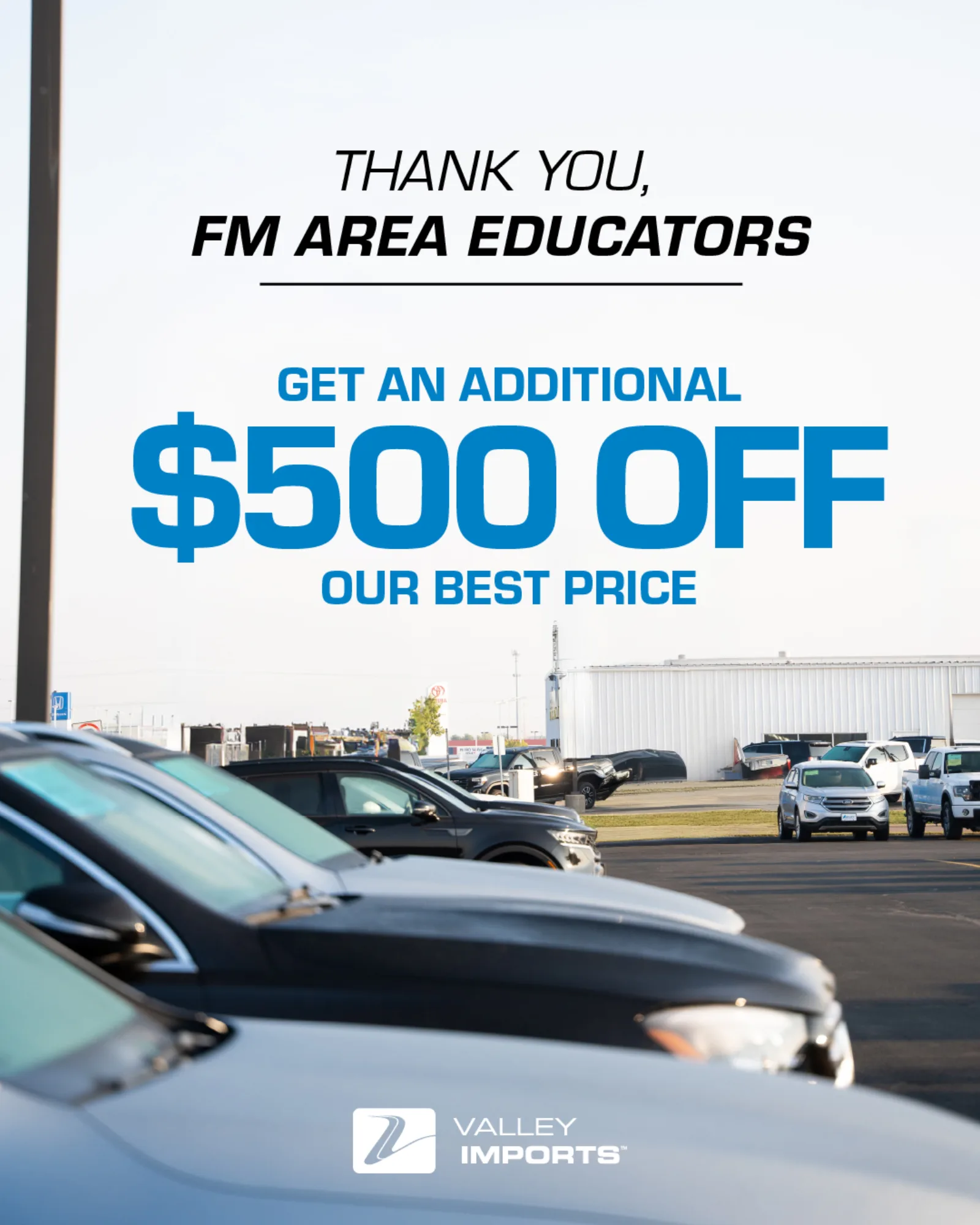 AdShark ad creative — Valley Educator Healthcre Offer