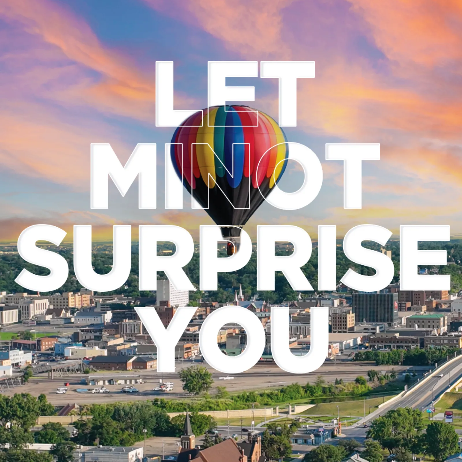 AdShark ad creative — Visit Minot