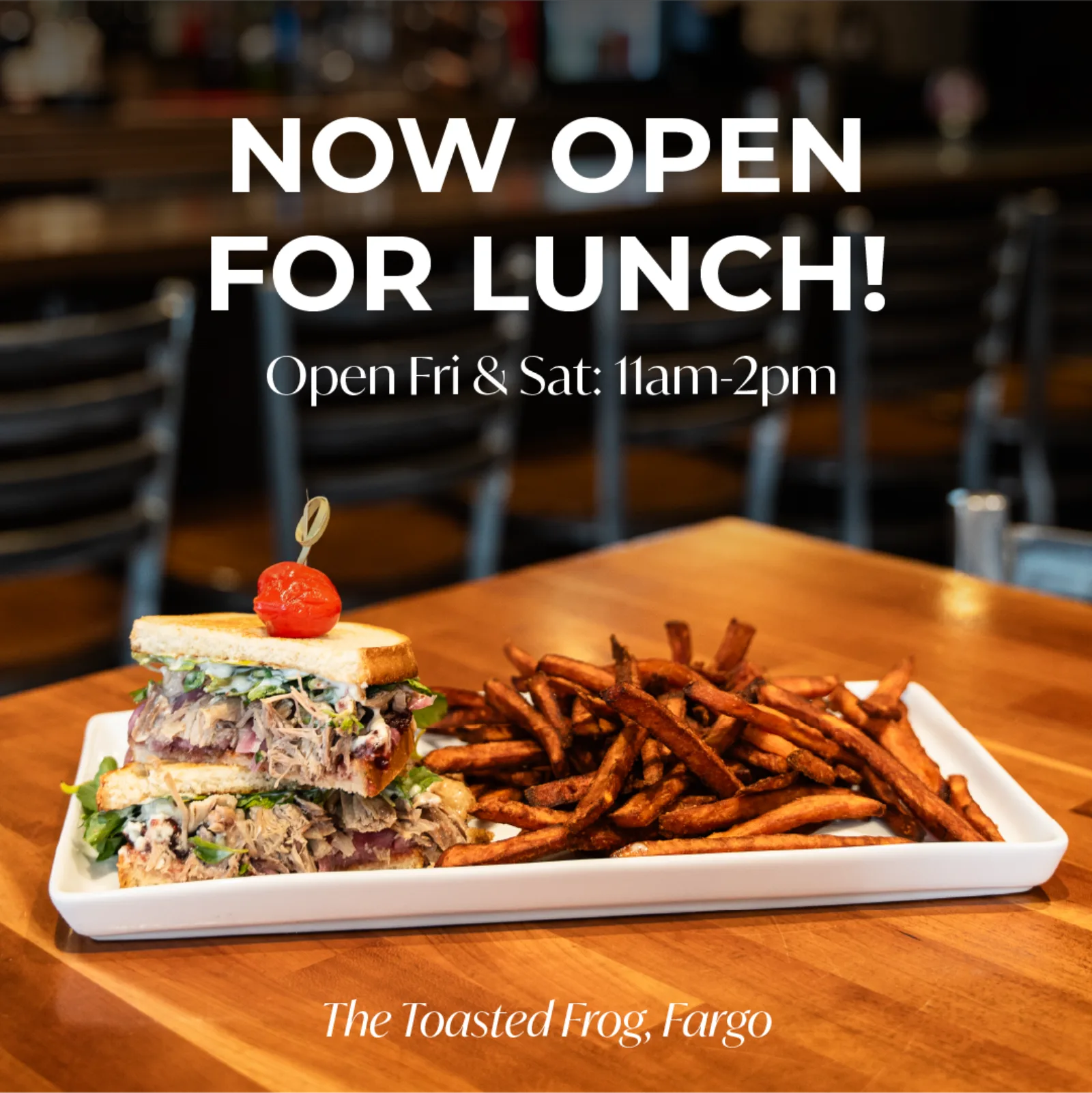AdShark ad creative — Weekend Lunch Plans Static V2