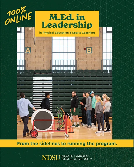 NDSU M.Ed. in Leadership ad creative