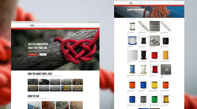 Bulk Ropes website