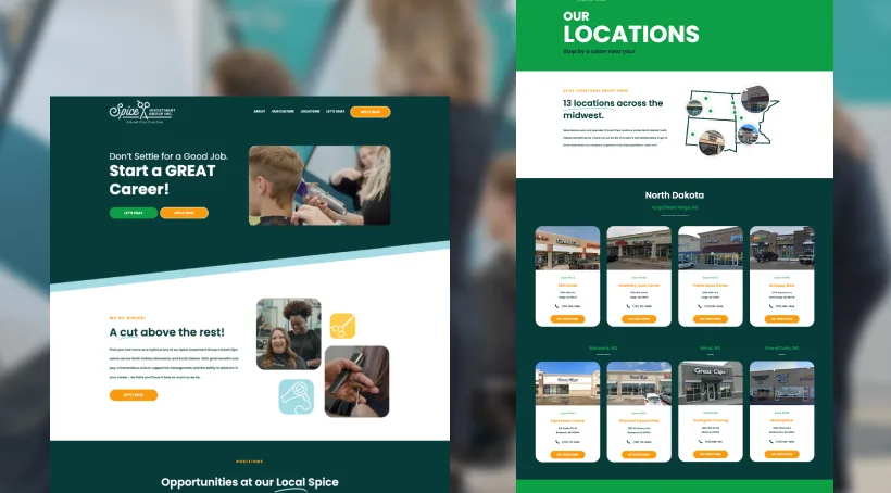 Great Clips (Spice Group) website