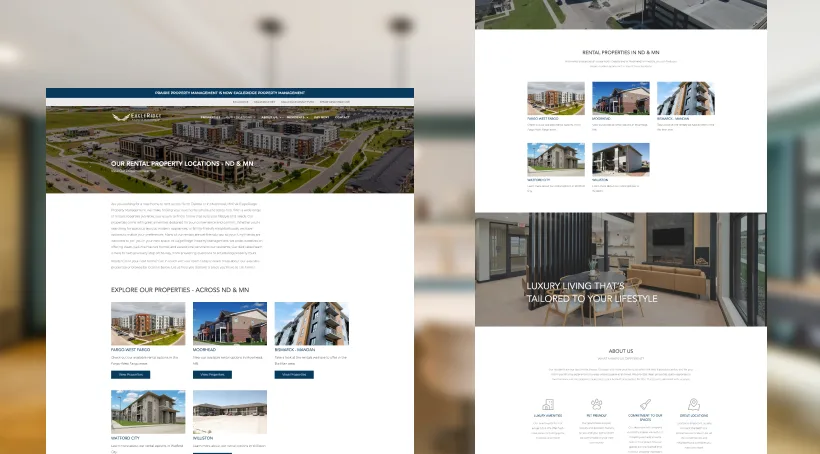 Prairie Property Management website