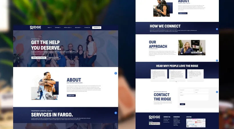 Ridge Treatment Center website