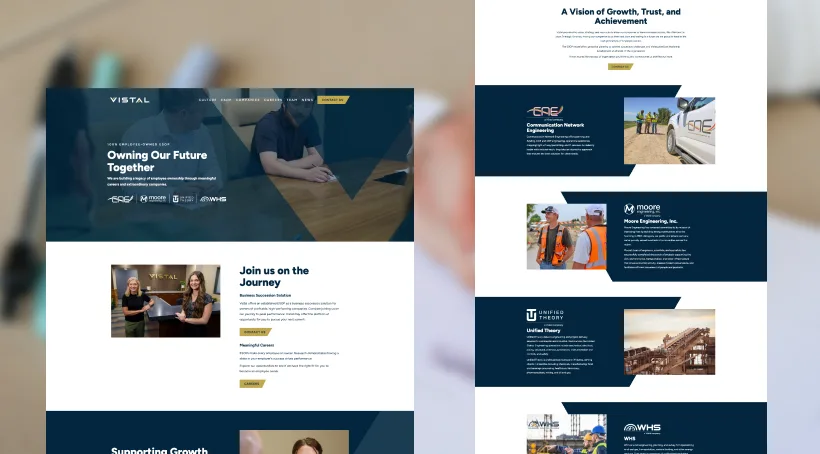 Vistal website