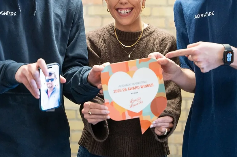 A Locals Love Us web design award badge