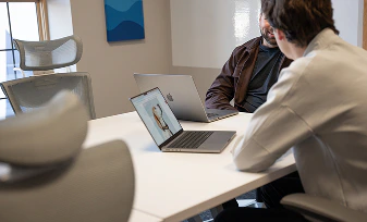 The AdShark team in a web strategy meeting