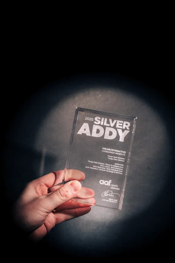 AdShark's Silver ADDY award for interactive design