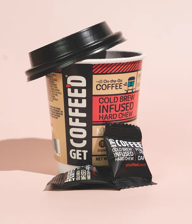 Get Coffeed on-the-go coffee packaging