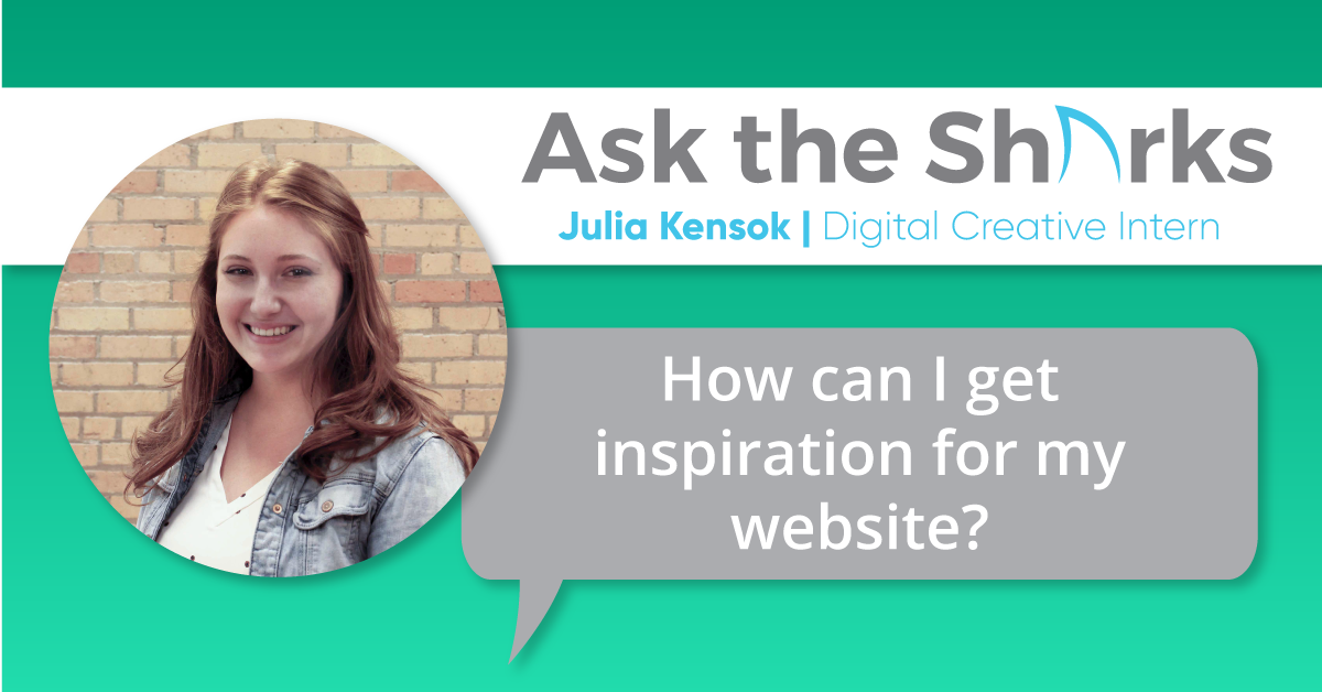 Ask The Sharks Julia Website Inspiration