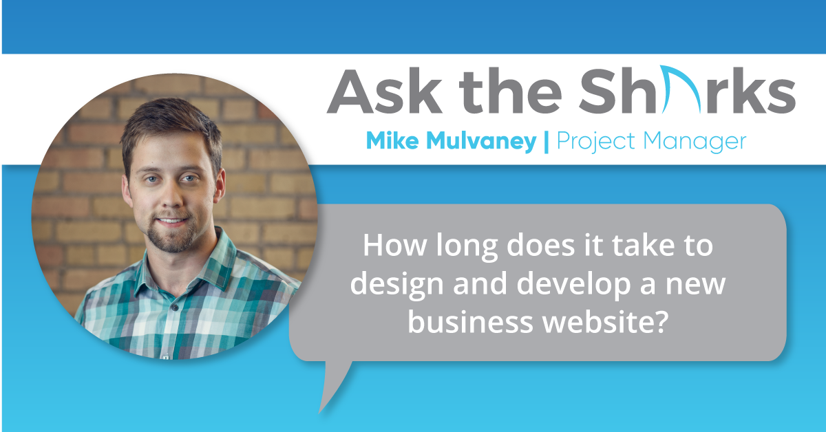 Ask The Sharks Mike Design Develop New Business Website